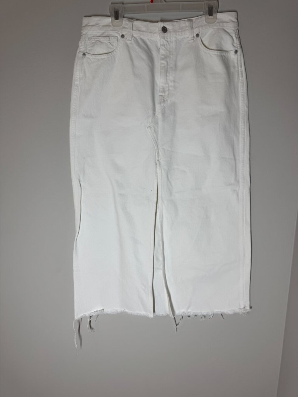 Madewell The Rilee Women's Denim Midi Skirt Sz. 31/12 - Picture 2 of 5